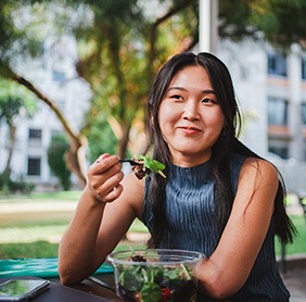 Invisalign patient in Williamstown at work