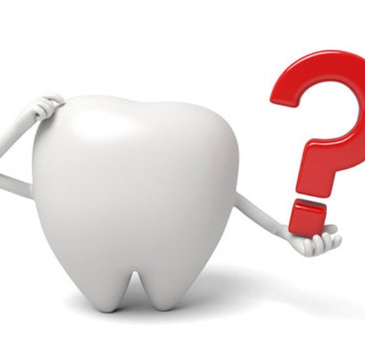 an illustration of a tooth holding a question mark in Williamstown